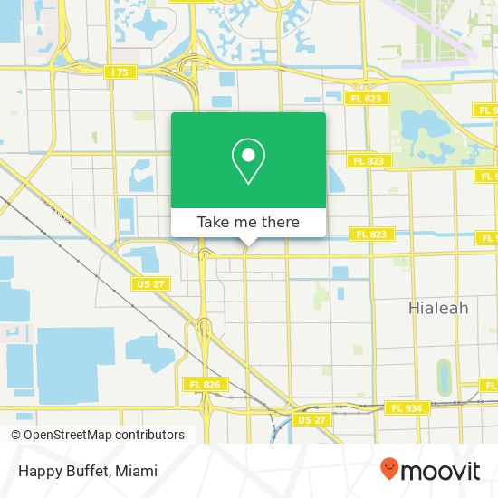 Mapa de Happy Buffet