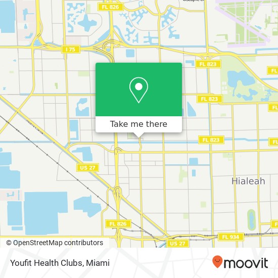 Youfit Health Clubs map