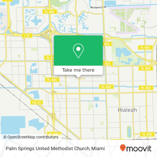 Mapa de Palm Springs United Methodist Church