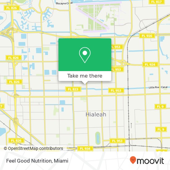 Mapa de Feel Good Nutrition