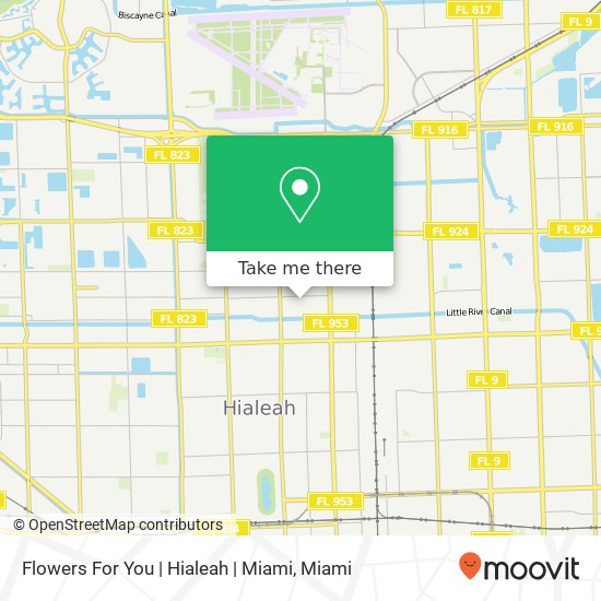 Flowers For You | Hialeah | Miami map