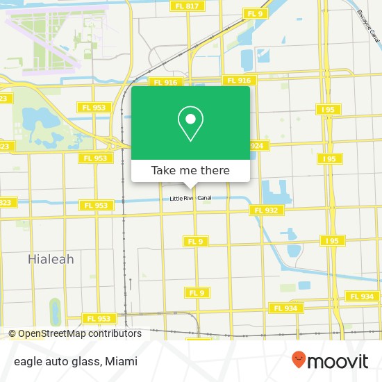 eagle auto glass map