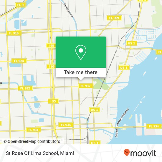 St Rose Of Lima School map