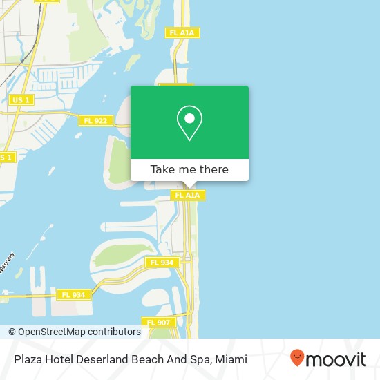 Mapa de Plaza Hotel Deserland Beach And Spa