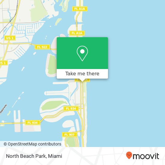 North Beach Park map