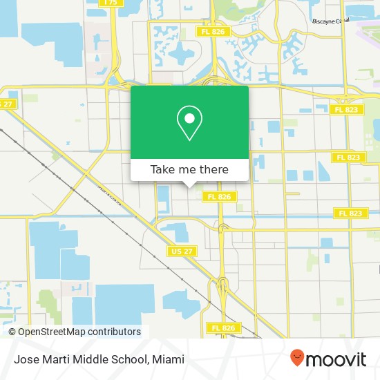 Jose Marti Middle School map