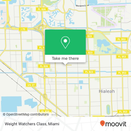 Weight Watchers Class map