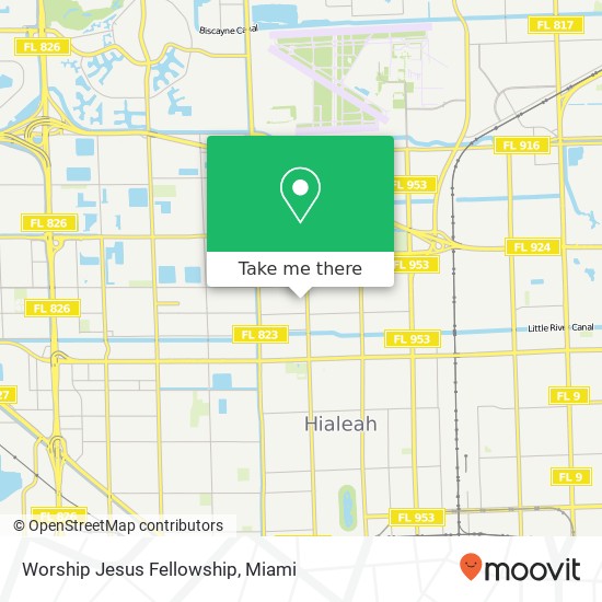 Worship Jesus Fellowship map