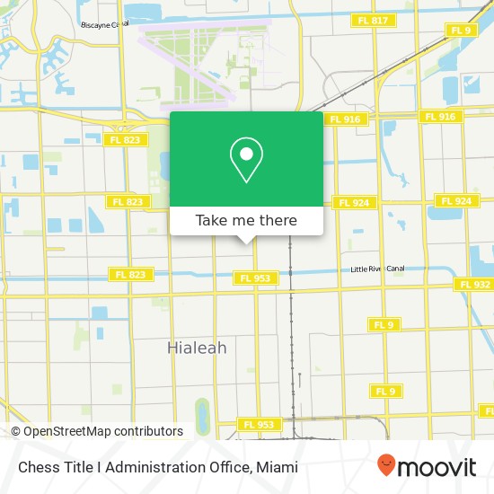 Chess Title I Administration Office map