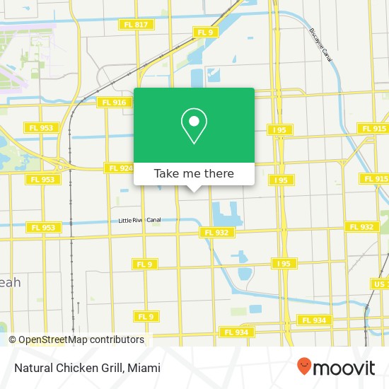 Natural Chicken Grill map