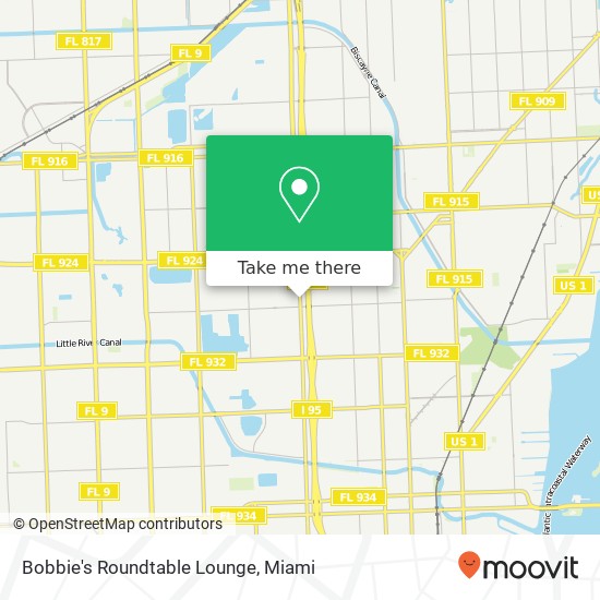 Bobbie's Roundtable Lounge map