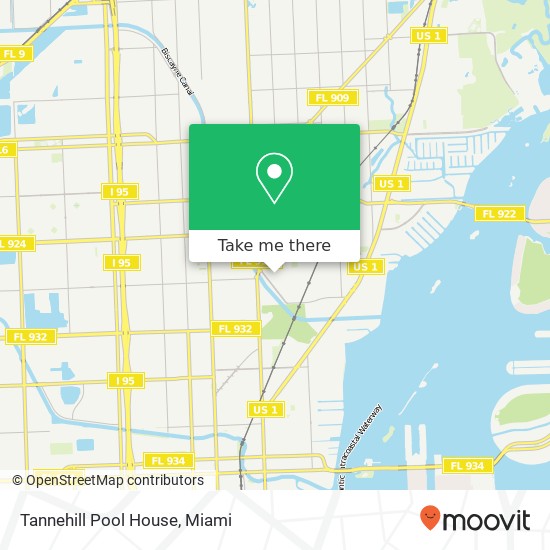 Mapa de Tannehill Pool House