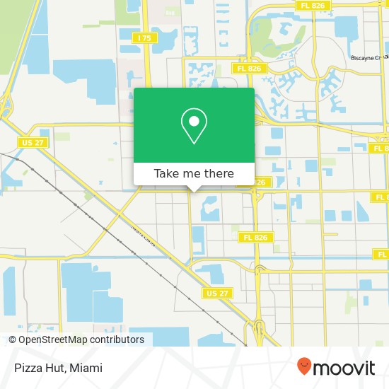 Pizza Hut map