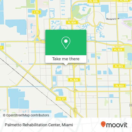Palmetto Rehabilitation Center map