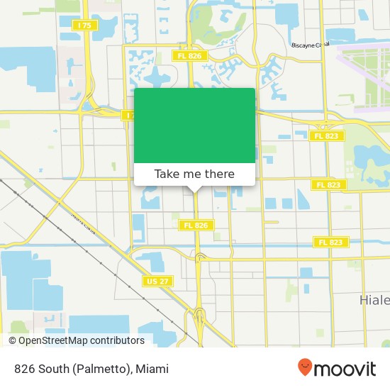 826 South (Palmetto) map