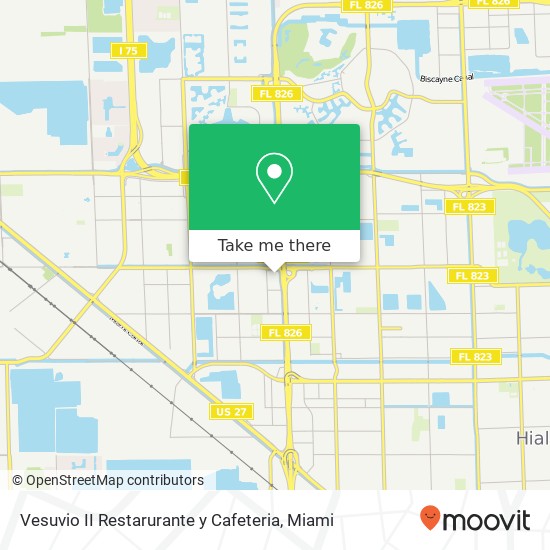 Vesuvio II Restarurante y Cafeteria map