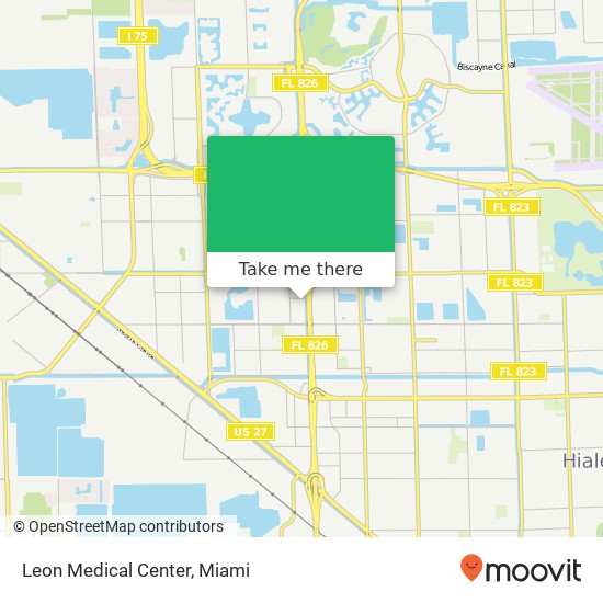 Mapa de Leon Medical Center