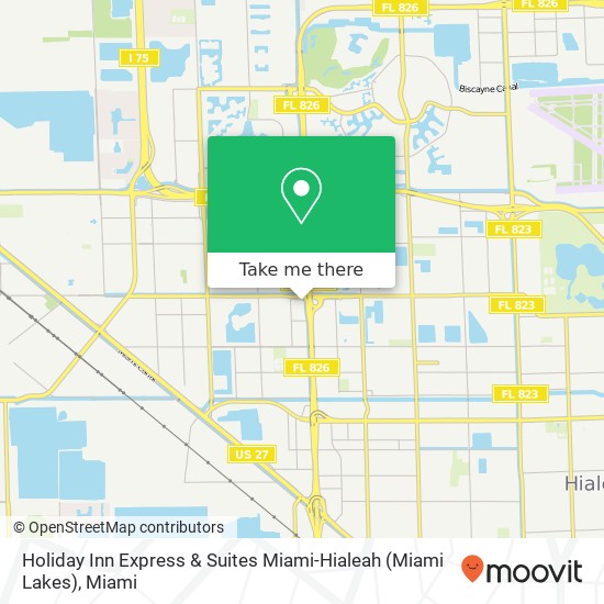 Holiday Inn Express & Suites Miami-Hialeah (Miami Lakes) map