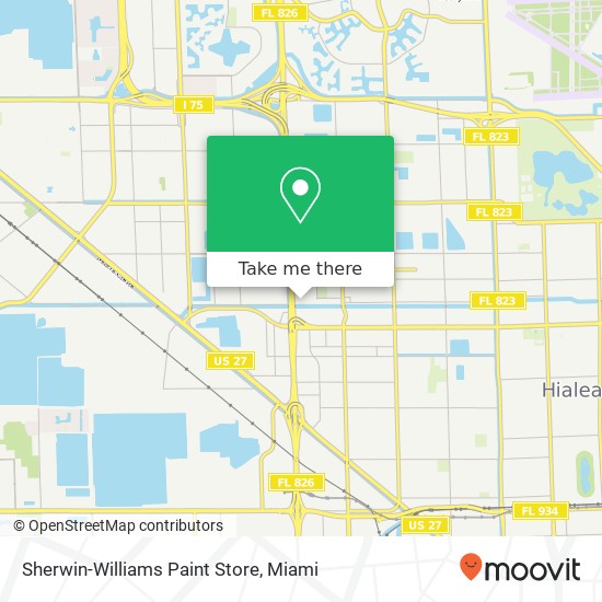 Sherwin-Williams Paint Store map