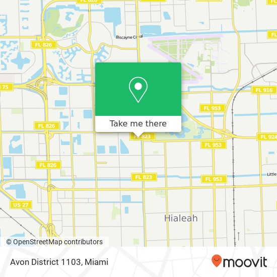 Avon District 1103 map