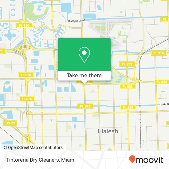 Mapa de Tintoreria Dry Cleaners