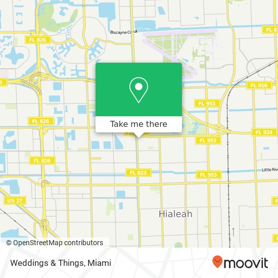 Weddings & Things map