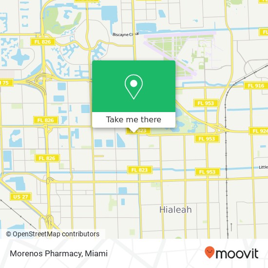 Mapa de Morenos Pharmacy