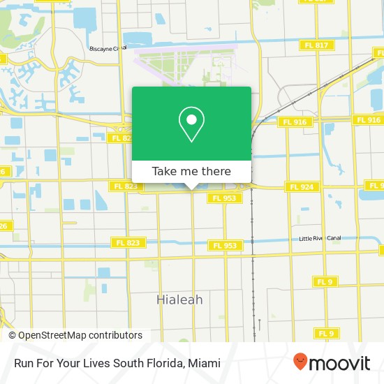 Run For Your Lives South Florida map