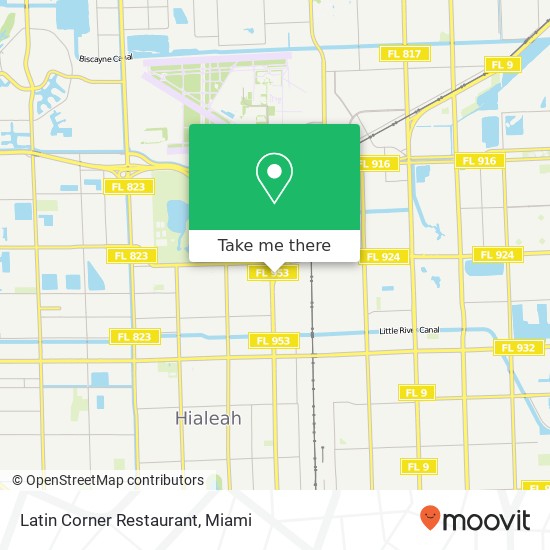 Latin Corner Restaurant map