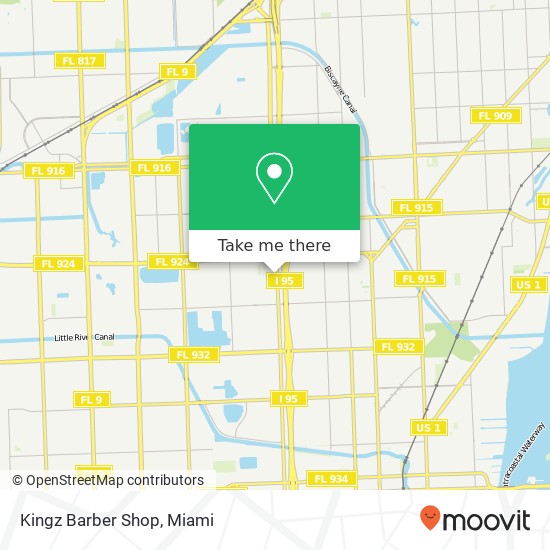 Kingz Barber Shop map
