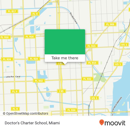 Mapa de Doctor's Charter School