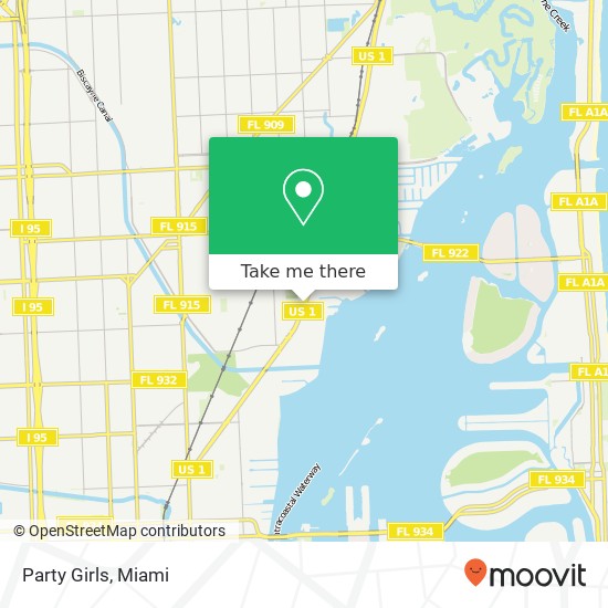 Party Girls map