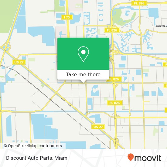 Discount Auto Parts map