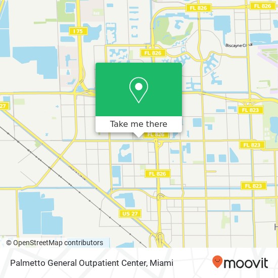 Palmetto General Outpatient Center map