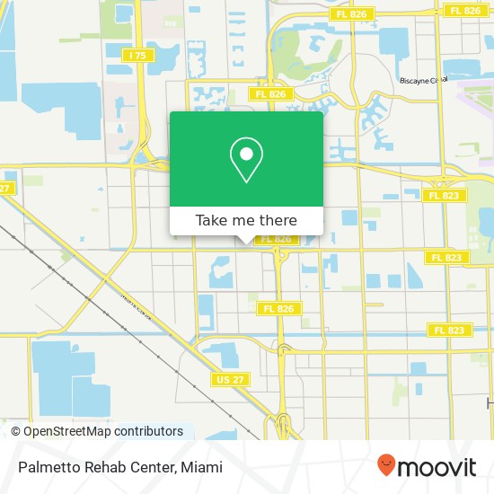 Palmetto Rehab Center map