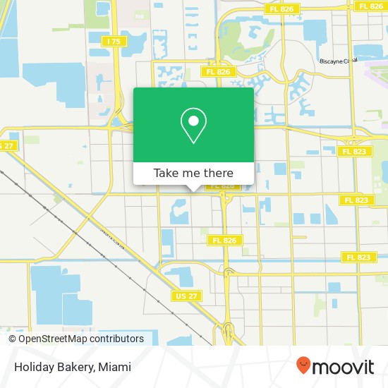 Holiday Bakery map