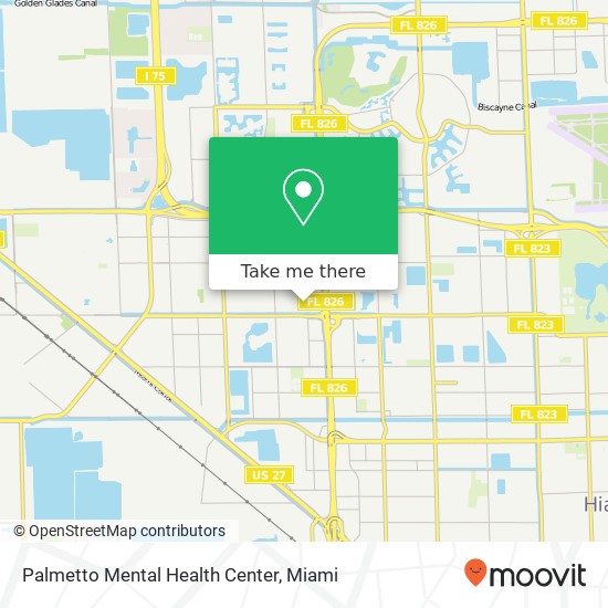 Palmetto Mental Health Center map