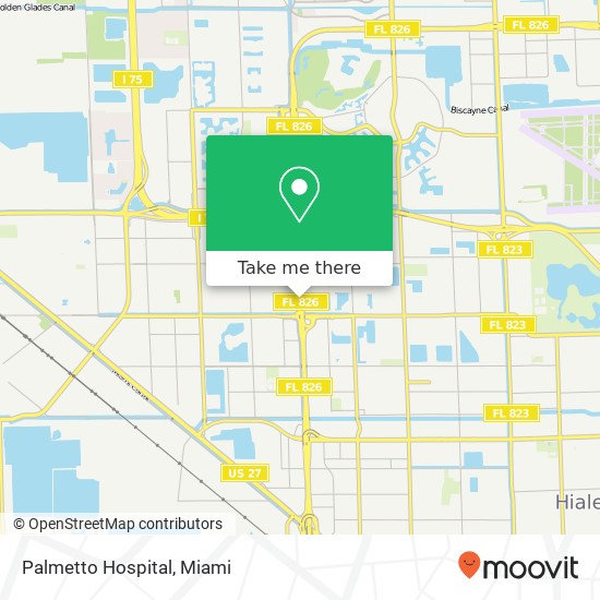 Mapa de Palmetto Hospital