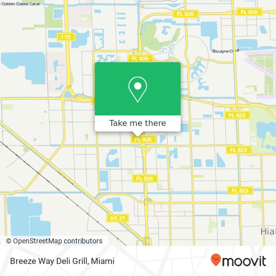 Breeze Way Deli Grill map