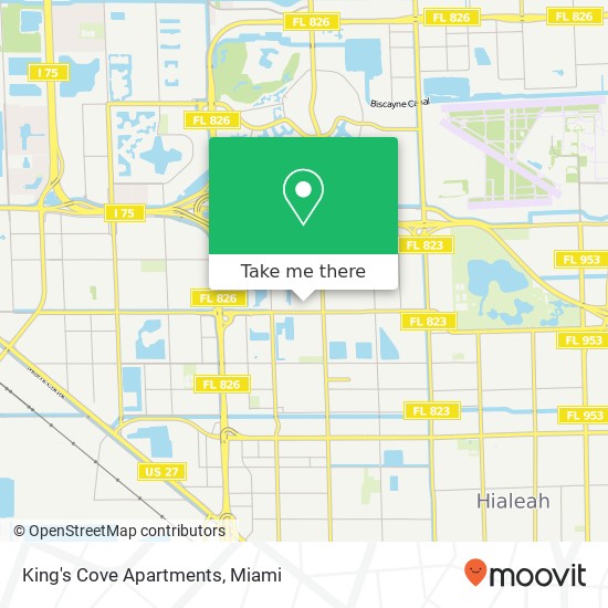 King's Cove Apartments map