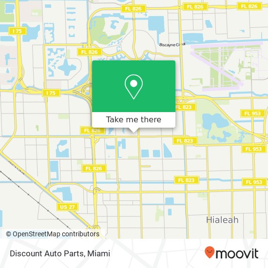 Discount Auto Parts map