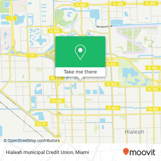 Hialeah municipal Credit Union map