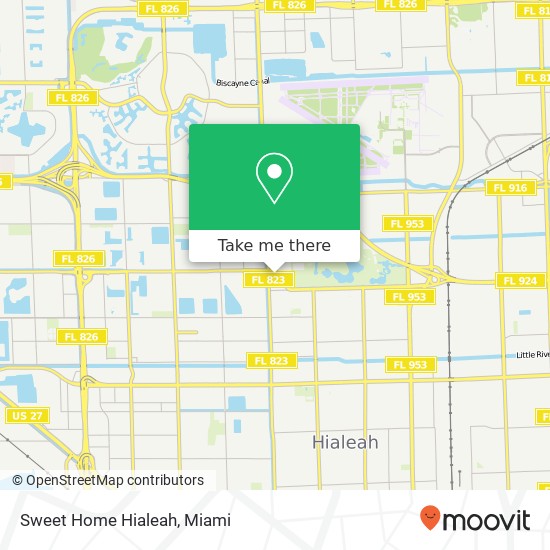 Sweet Home Hialeah map