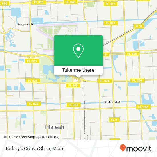 Bobby's Crown Shop map