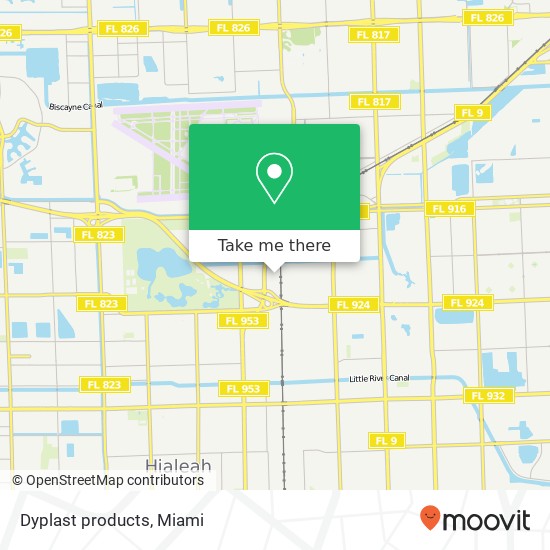 Mapa de Dyplast products