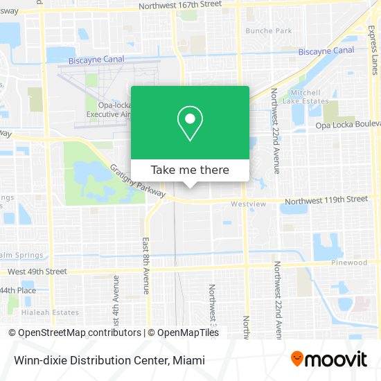 Winn-dixie Distribution Center map