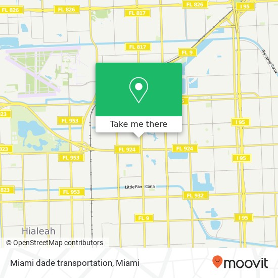 Mapa de Miami dade transportation