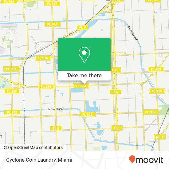 Cyclone Coin Laundry map