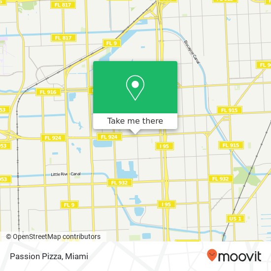 Passion Pizza map