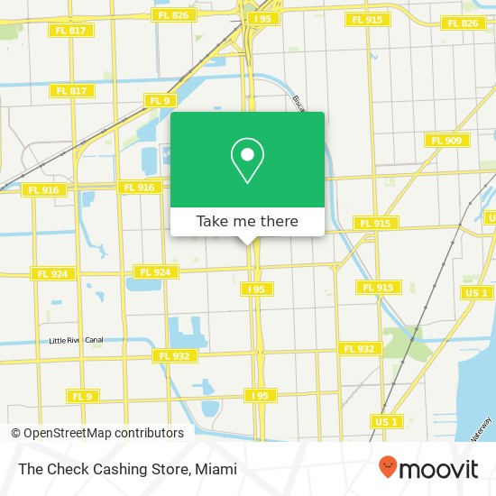 Mapa de The Check Cashing Store